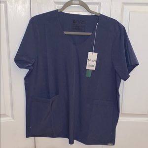Never worn FIG scrub top